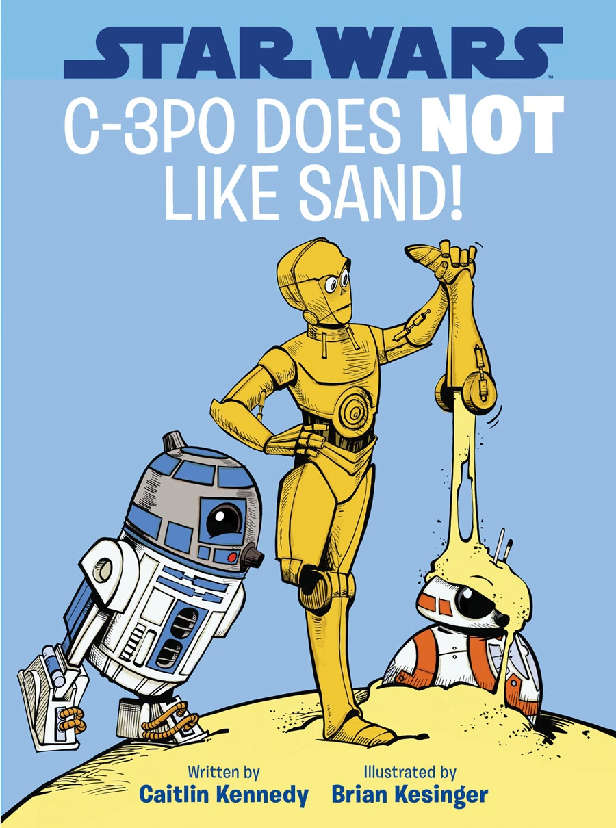 C-3PO Does NOT Like Sand!